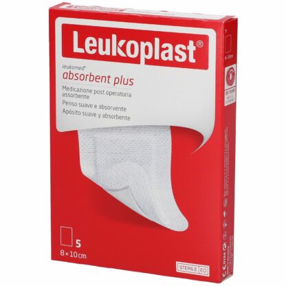 Leukoplast Leukomed Absorbent Plus medicazione post operatoria assorbente 8x10 CM 5pz