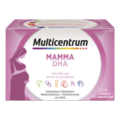 Multicentrum Mamma DHA 30+ Integratore Alimentare 30 compresse