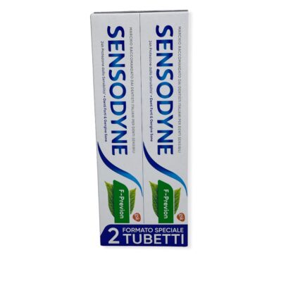 Sensodyne F-Previon dentifricio bipack 2x75ml