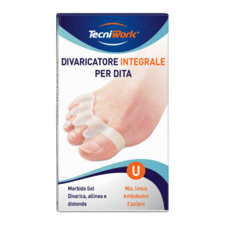 Divaricatore integrale in gel per dita del piede 2 pz