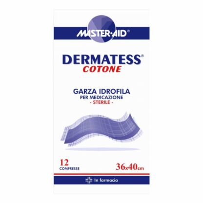 DERMATESS COTONE GARZA IDROFILA 36x40 12 Pezzi