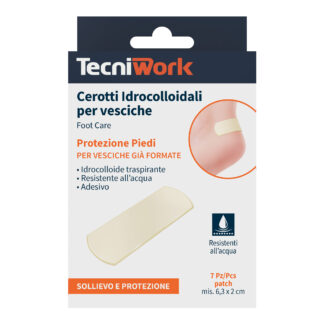 TecniWork CEROTTI IDROCOLLOIDALI PER VESCICHE DEL PIEDE