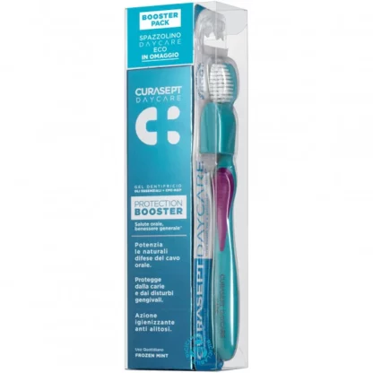 CURASEPT DAYCARE PROTECTION BOOSTER DENTIF.FROZEN MINT + SPAZZOLINO IN OMAGGIO