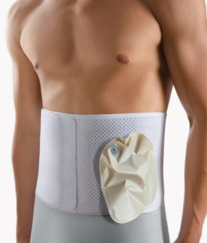 Bort Medical FASCIA PER STOMA h=22 cm BIANCO LARGE (70-90 cm)
