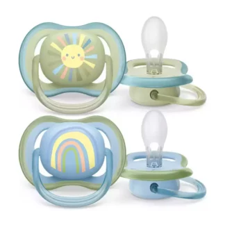 PHILIPS AVENT 2 SUCCHIETTI ULTRA AIR 0-6 BLU SOLE/ARCOBALENO