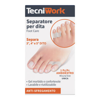 Separatore per 3°,4° e 5° dito in Gel 1 pz AMBIDESTRO TG. UNICA