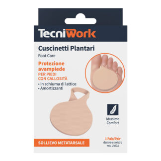 TekniWork Cuscinetti plantari protezione avampiede per piedi con callosità 1 paio