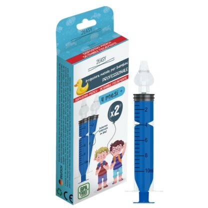 2EASY SIRINGA NASALE PER NEONATI BLU 2 PZ