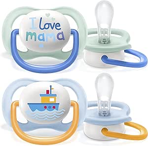 PHILIPS AVENT 2 SUCCHIETTI ULTRA AIR 0-6 m MASCHIO MAMA
