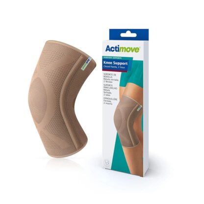 ACTIMOVE ginocchiera elastica chiusa alla rotula TG.XL BEIGE